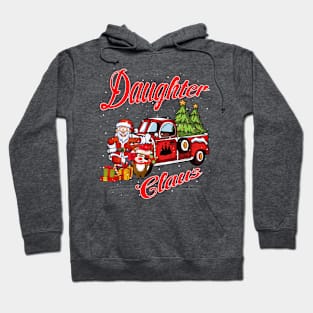 Daughter Claus Santa Car Christmas Funny Awesome Gift Hoodie